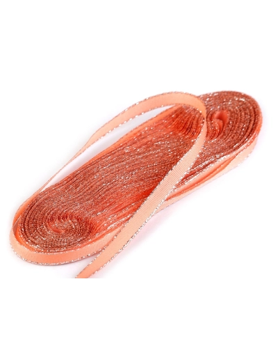 Taft szalag szélessége 6 mm lurexel - 10 m | Mimib