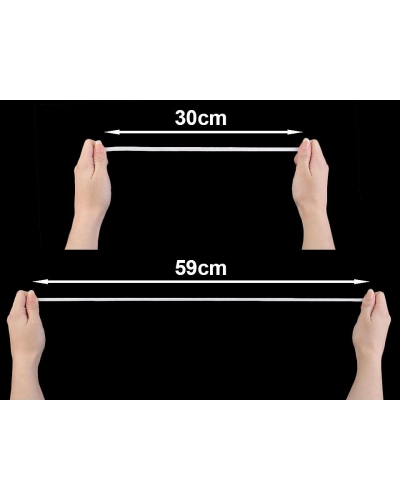 Gumipertli / fehérnemű gumi szélessége  7 mm - 300 m