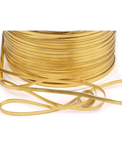 Zsinór lurexszel szélessége 2,5mm lapos - 50 m | Mimib