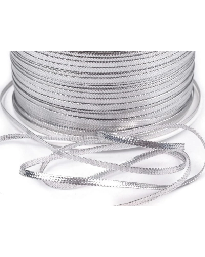 Zsinór lurexszel szélessége 2,5mm lapos - 50 m | Mimib