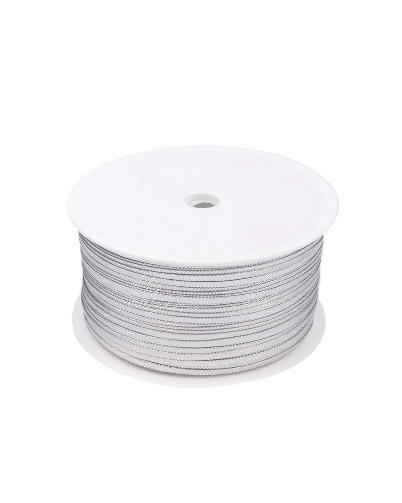 Zsinór lurexszel szélessége 2,5mm lapos - 50 m | Mimib