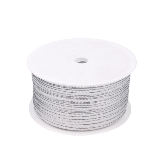 Zsinór lurexszel szélessége 2,5mm lapos - 50 m | Mimib