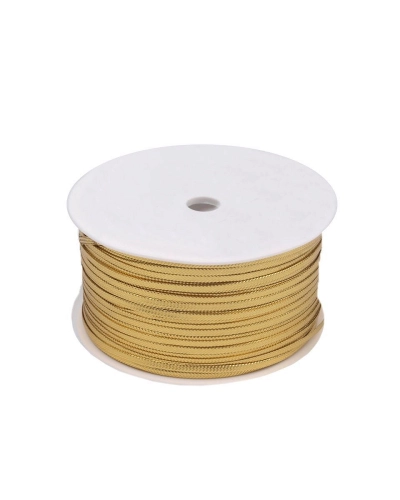 Zsinór lurexszel szélessége 2,5mm lapos - 50 m | Mimib
