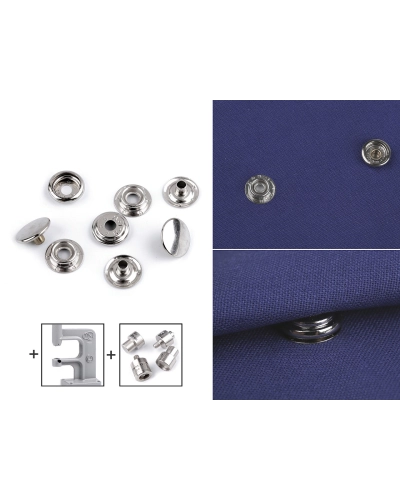 Patent karikával Ø15 mm (AM6) erős anyagokra, ömlesztett - 100 db. | Mimib
