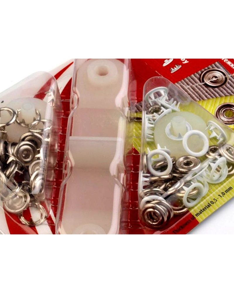 Patent házilag beüthető Roland Baby Ø10 mm gyengébb anyagora, színes lakk - 1 card | Mimib
