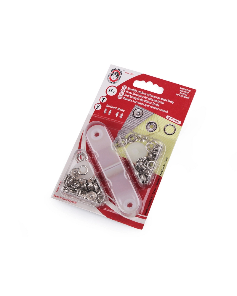 Patent házilag beüthető Roland baby Ø10 mm gyengébb anyagora - 1 card | Mimib