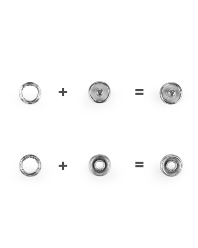 Patent házilag beüthető Roland baby Ø10 mm gyengébb anyagora, ömlesztett - 500 db. | Mimib