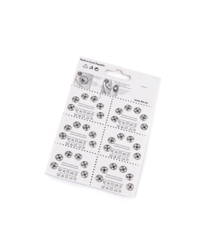 Patent fém / összenyomható gomb 1 és 2-es - 6 card | Mimib