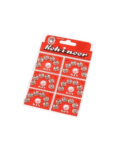Patent fém / összenyomható gomb 1 és 2-es - 6 card | Mimib