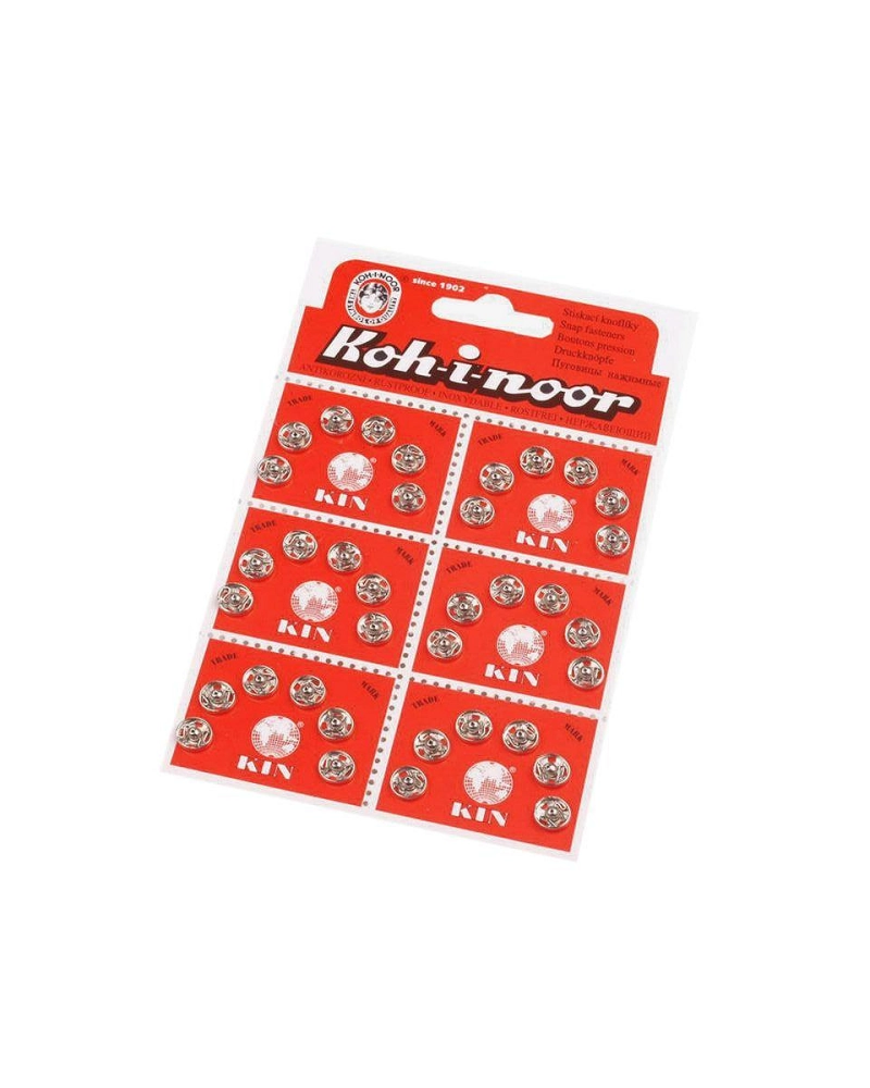 Patent fém / összenyomható gomb 1 és 2-es - 6 card | Mimib