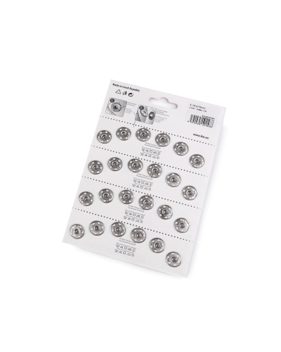 Patent fém / összenyomható gomb 6-os - 4 card | Mimib