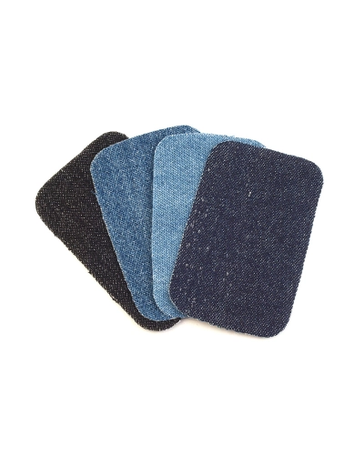 Nažehlovacie záplaty riflové 7,6x4,9 cm - 1 sáčok | Mimib