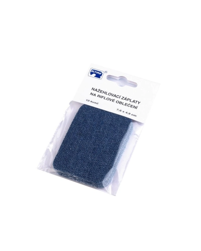 Nažehlovacie záplaty riflové 7,6x4,9 cm - 1 sáčok | Mimib