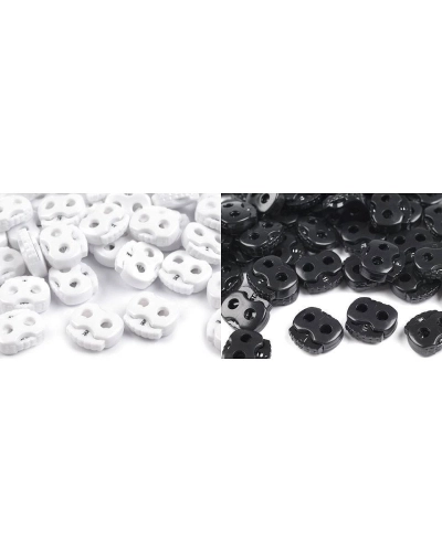 Brzdičky s dvoma dierkami 20x20 mm veľké - 10 ks | Mimib