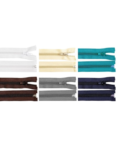 Špirálový zips No 5 dĺžka 55 cm bundový POL - 1 ks | Mimib