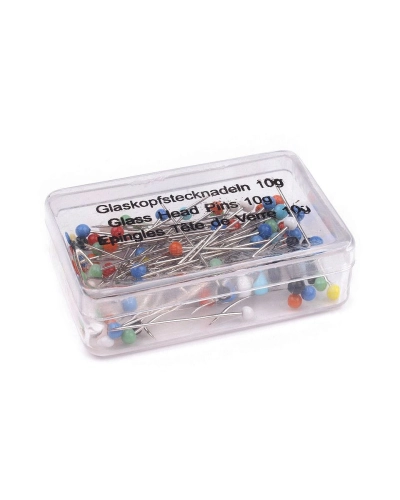 Gombostű üvegfejű hossza 32mm - 1 box | Mimib