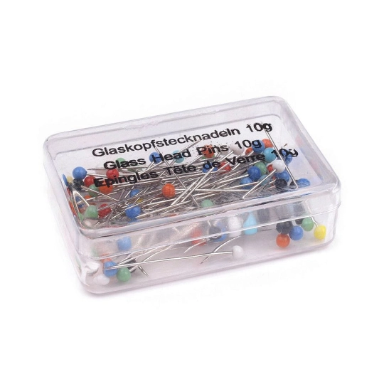 Gombostű üvegfejű hossza 32mm - 1 box | Mimib