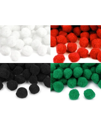 Színes zsenília golyó Pom pom Ø20 mm - 100 db. | Mimib