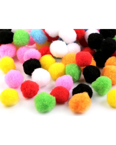 Színes zsenília golyó Pom pom Ø20 mm - 100 db. | Mimib