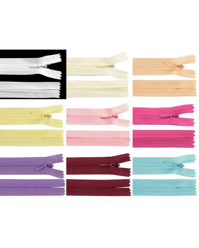 Spirálos cipzár No 3 hossza 30 cm - 1 db. | Mimib