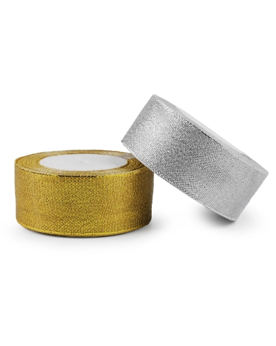 Brokát szalag lurexel széles 38 mm - 22.5 m | Mimib