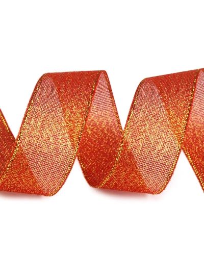 Brokát szalag lurexel széles 25 mm karácsonyi - 22.5 m | Mimib