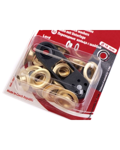 Ringli alátéttel  belső Ø8 mm / külső Ø18 mm - 1 kártya | Mimib