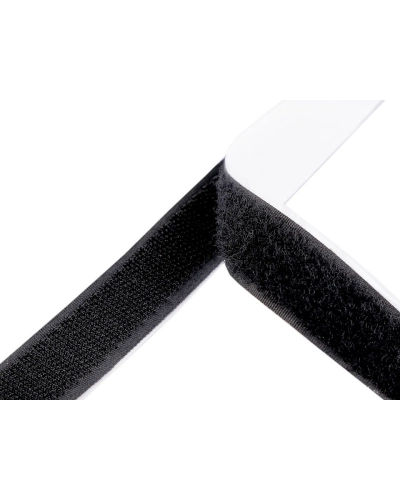 Tépőzár hurkos + bolyhos oldal öntapadós szélessége 20 mm - 25 m | Mimib