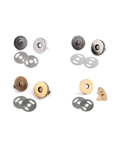 Mágneszár Ø18 mm nikkel - 5 set | Mimib