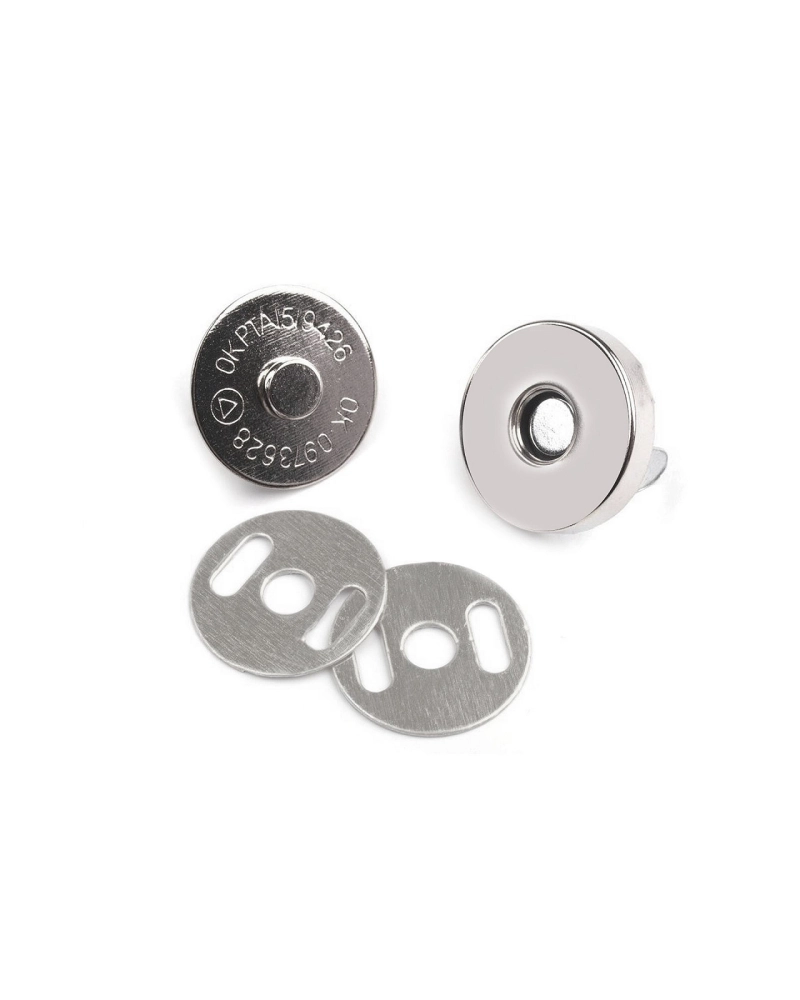 Mágneszár Ø18 mm nikkel - 5 set | Mimib
