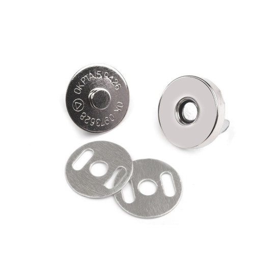 Mágneszár Ø18 mm nikkel - 5 set | Mimib