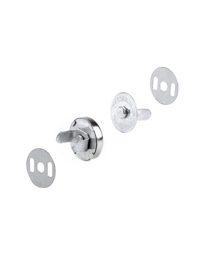 Táska mágneszár Ø15 mm nikkel - 5 set | Mimib