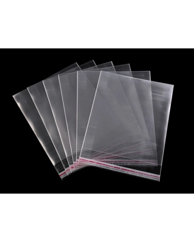 PP vrecko s lepiacou lištou 13x14,5 cm - 100 ks | Mimib