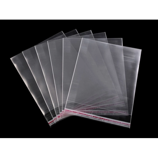PP vrecko s lepiacou lištou 13x14,5 cm - 100 ks | Mimib