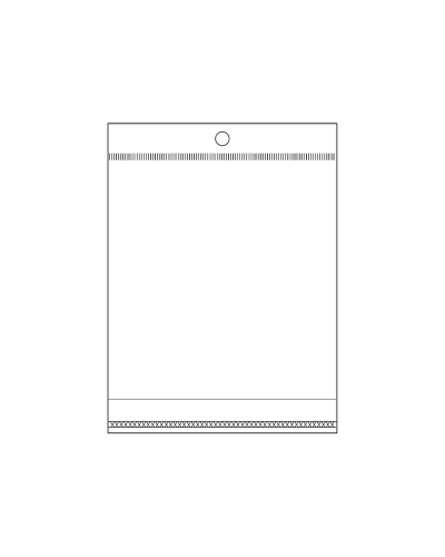 PP vrecko s lepiacou lištou a závesom 10x13,5 cm - 100 ks | Mimib