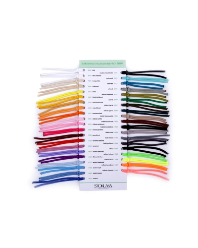 Odevná šnúra PES Ø2 mm, 4 mm farebnica - 1 ks | Mimib