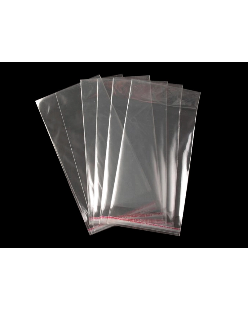 PP vrecko s lepiacou lištou 11x20 cm - 100 ks | Mimib