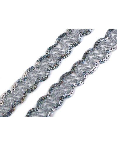 Flitter szalag 20 mm-es hologramm bortni - 13.5 m | Mimib
