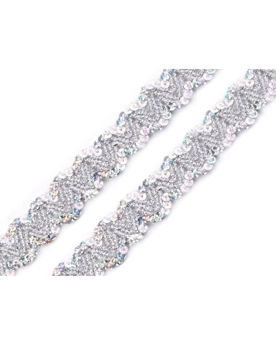 Flitter szalag 20 mm-es hologramm bortni - 13.5 m | Mimib