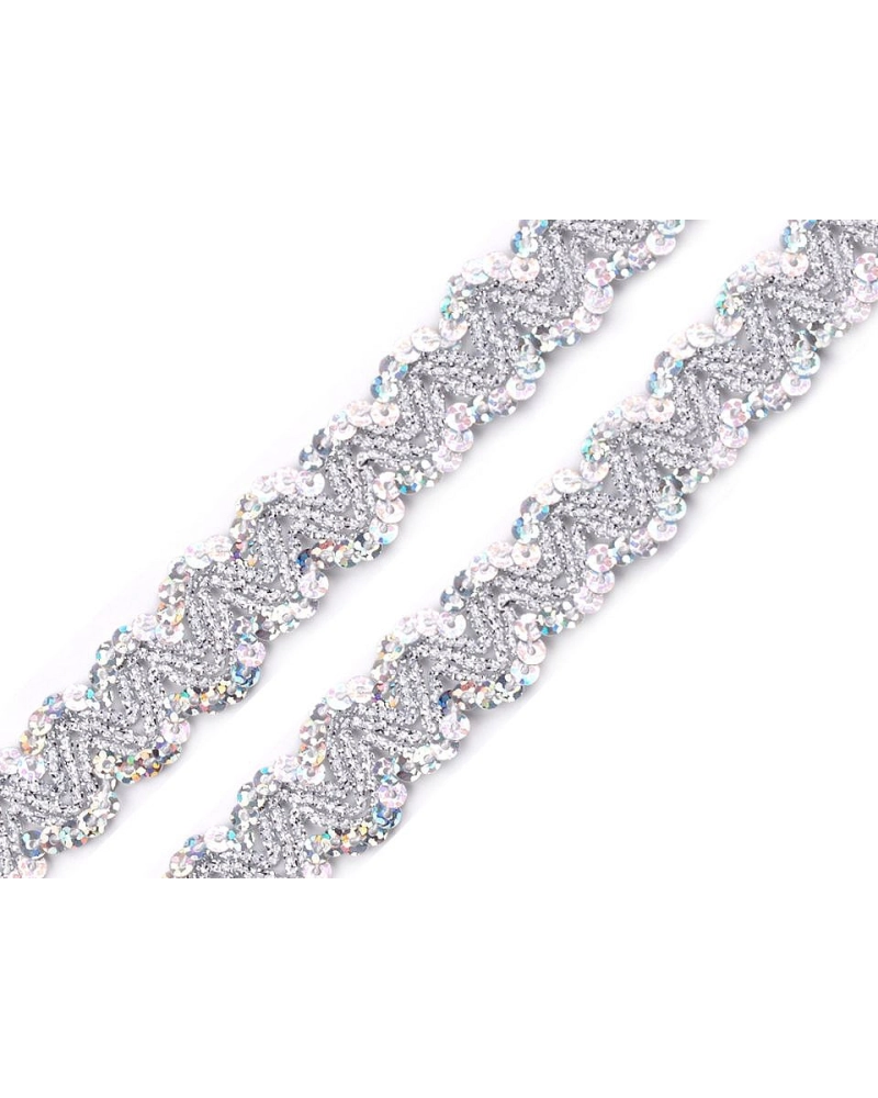Flitter szalag 20 mm-es hologramm bortni - 13.5 m | Mimib