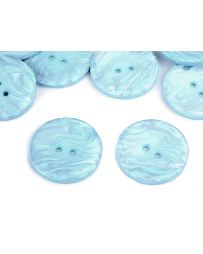 Gyöngyház gomb  virág 60" (38,1mm) - 5 db. | Mimib