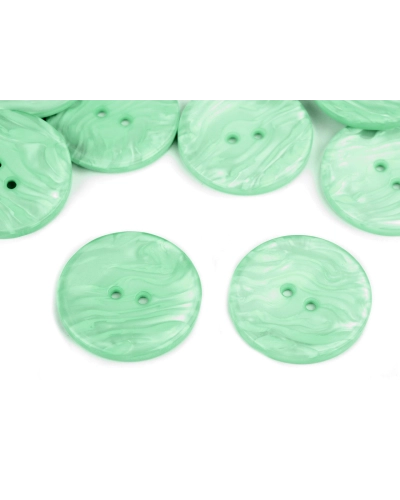 Gyöngyház gomb  virág 60" (38,1mm) - 5 db. | Mimib