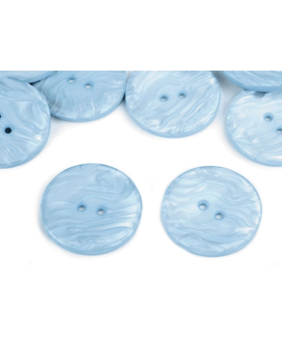 Gyöngyház gomb  virág 60" (38,1mm) - 5 db. | Mimib