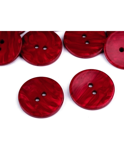 Gyöngyház gomb  virág 60" (38,1mm) - 5 db. | Mimib