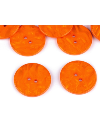 Gyöngyház gomb  virág 60" (38,1mm) - 5 db. | Mimib
