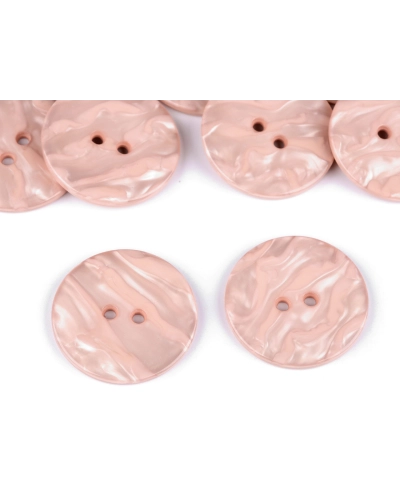 Gyöngyház gomb  virág 60" (38,1mm) - 5 db. | Mimib