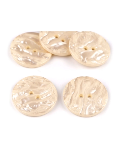 Gyöngyház gomb  virág 60" (38,1mm) - 5 db. | Mimib