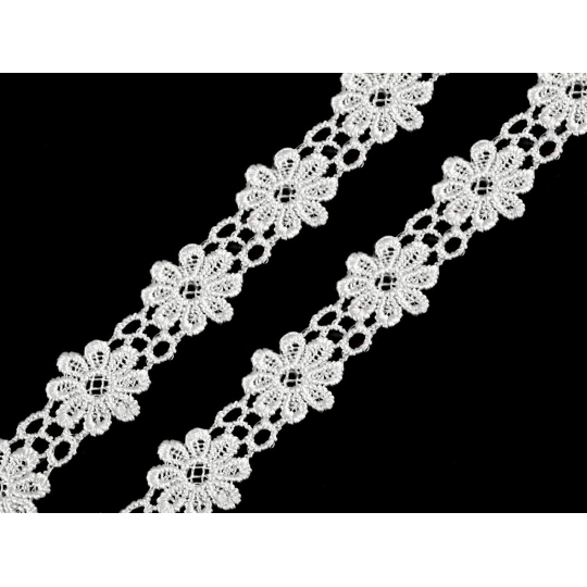 Szellős csipke szélessége 20 mm virág - 13.5 m | Mimib