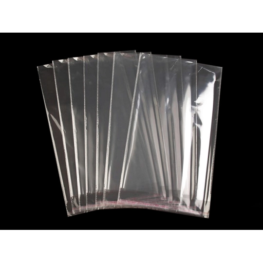 PP ragasztócsíkos celofán tasak jellegű BOPP tasak 22x35 cm - 100 db. | Mimib