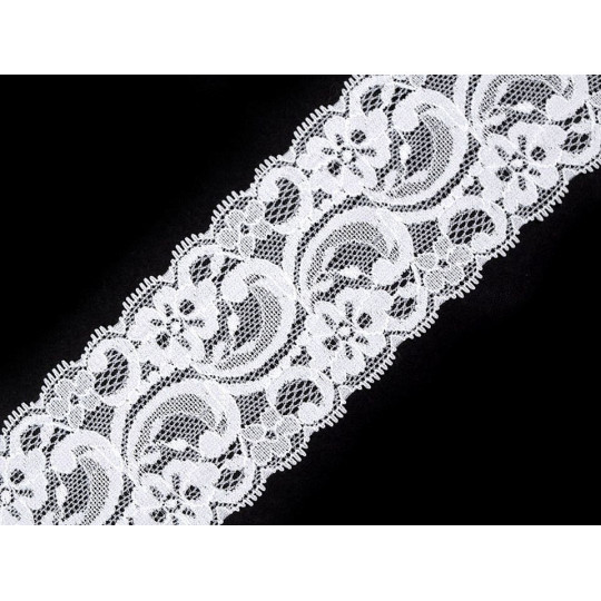 Elasztikus csipke szalag 55 mm betétcsipke | Mimib